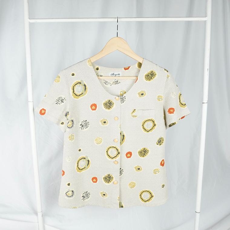 Blusa Manga Corta Vintage Psychedelic Creatures 1