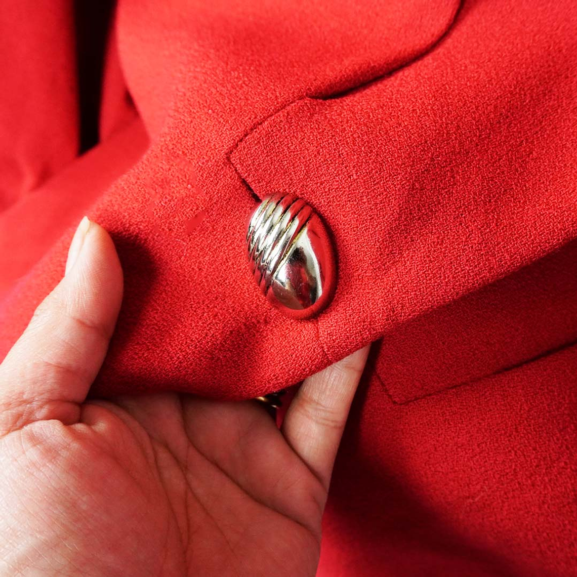 Red Wool Blazer 4