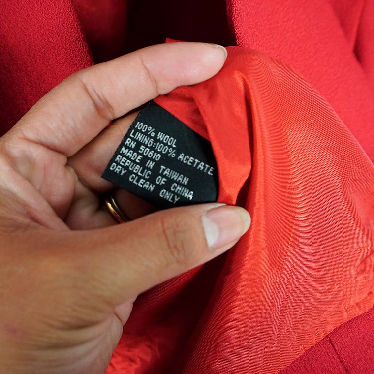 Red Wool Blazer 5