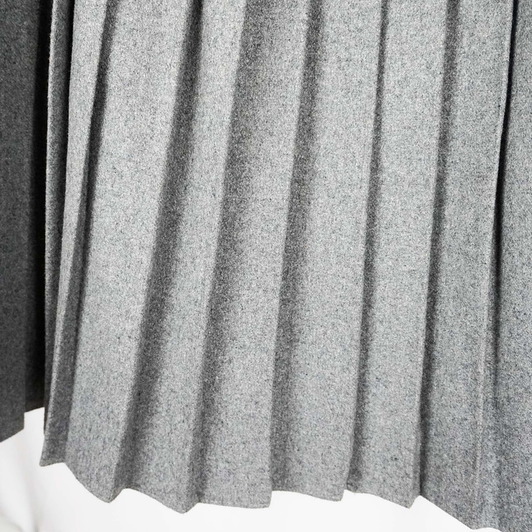 Grey wool skirt 3