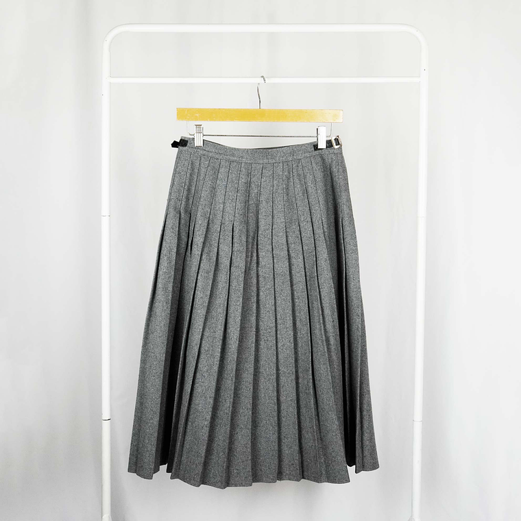 Grey wool skirt 1
