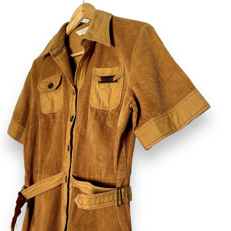 Vestido Corduroy Caramelo 7