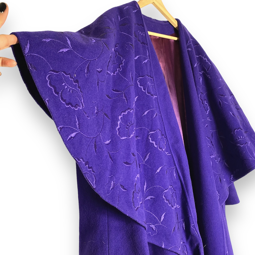 Maxi Coat Purple Pasion 3