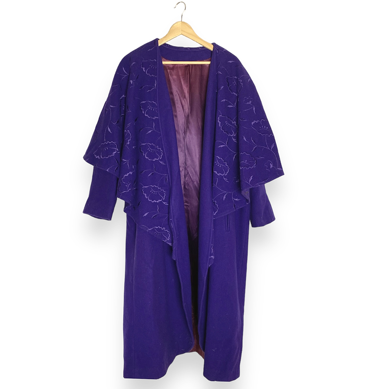 Maxi Coat Purple Pasion 1
