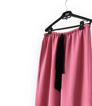 Pantalón Rosado con lazo