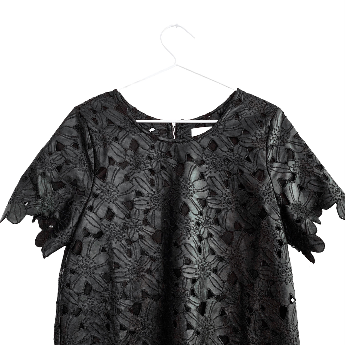 Vestido L.A black flowers 2