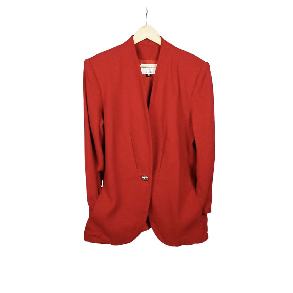 Red Wool Blazer 1