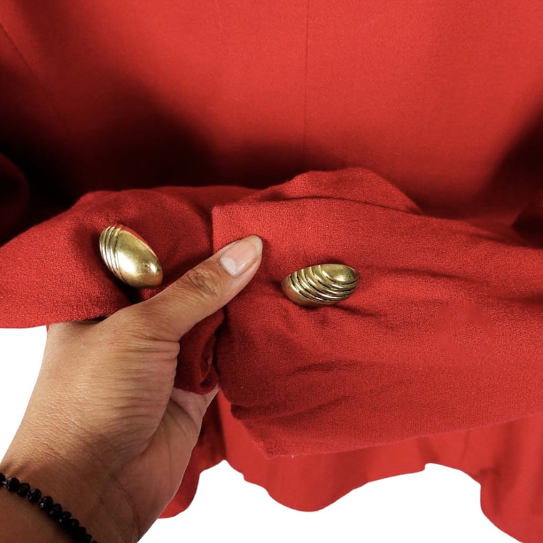Red Wool Blazer 3