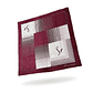 Pañuelo Leonardi Burgundy - Miniatura 1