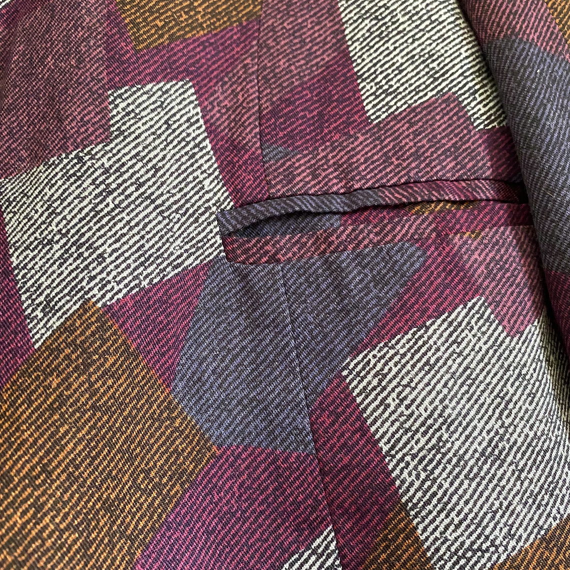 Blazer Lanilla Burdeo 80s 5