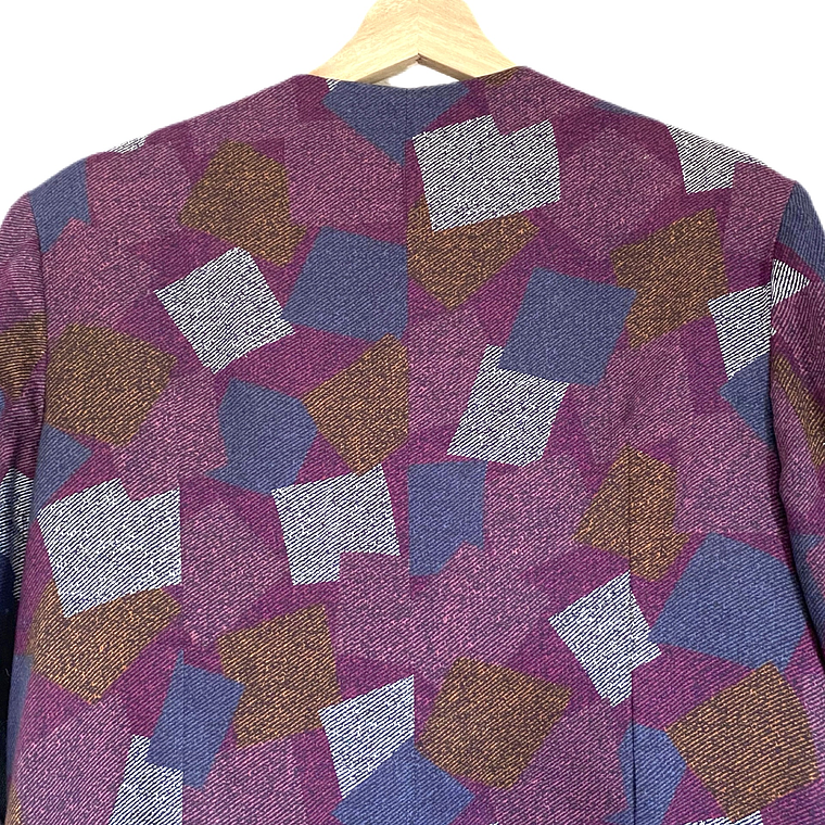 Blazer Lanilla Burdeo 80s 2