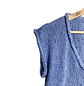 Handmade Knit Vest Celeste - Miniatura 2