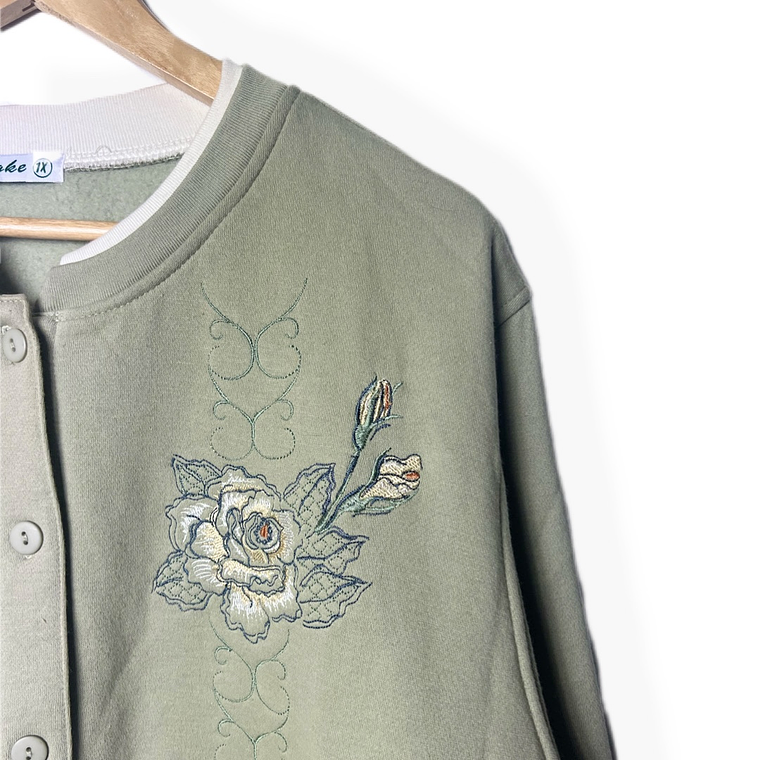 Polerón Flores en Pistacho 2