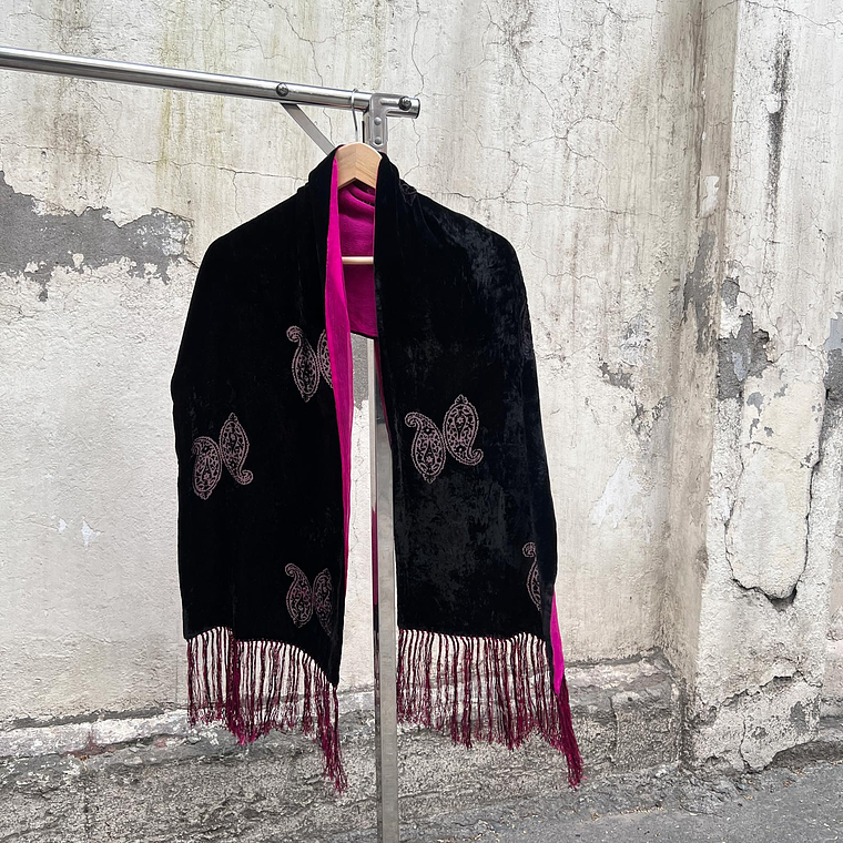 Velvet Bicolor Scarf 5