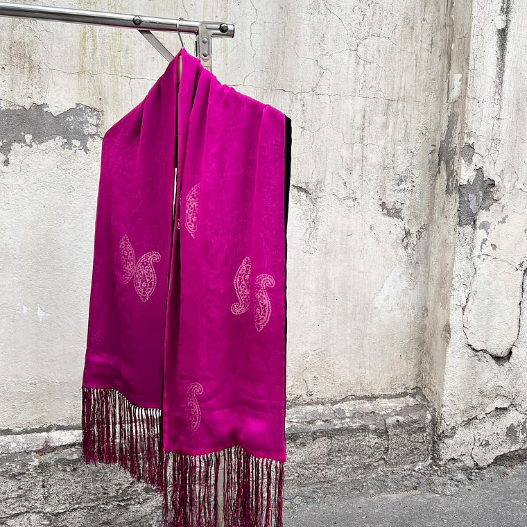 Velvet Bicolor Scarf 2