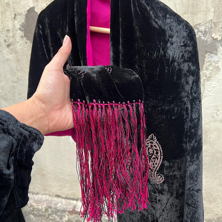 Velvet Bicolor Scarf 3