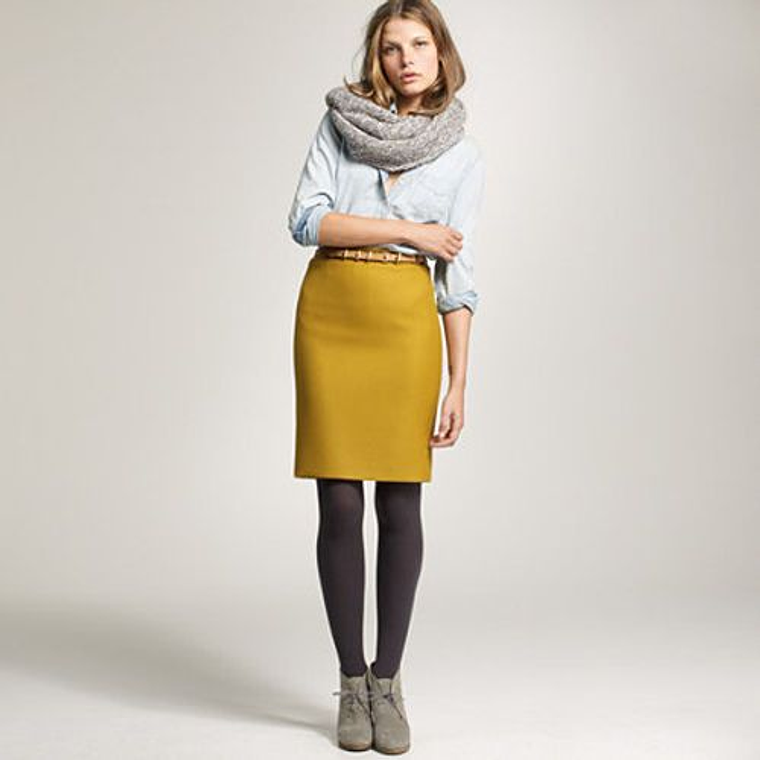 Falda Mustard 9