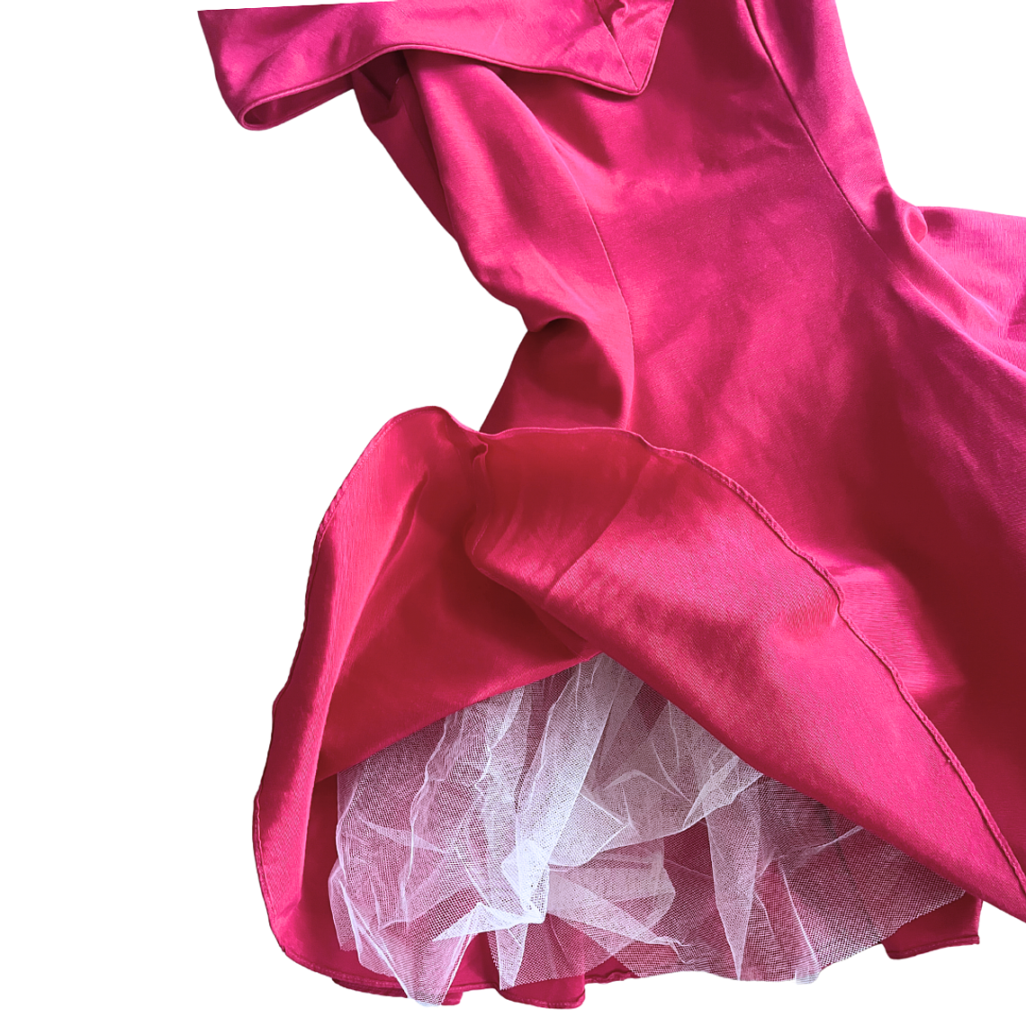 Vestido Prom Rosa Ochentero 4