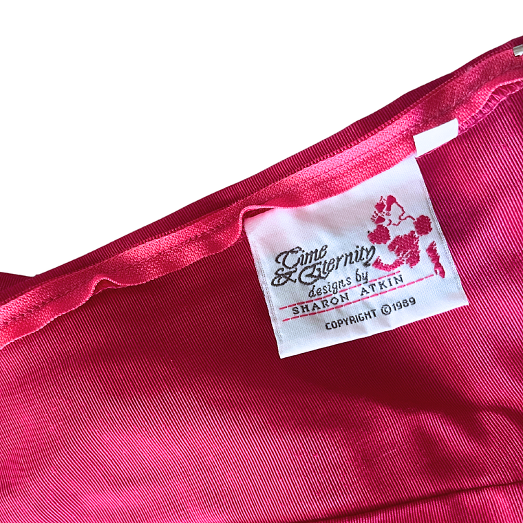 Vestido Prom Rosa Ochentero 5