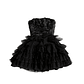 Vestido Negro Strapless Black Swan Fiesta - Miniatura 1