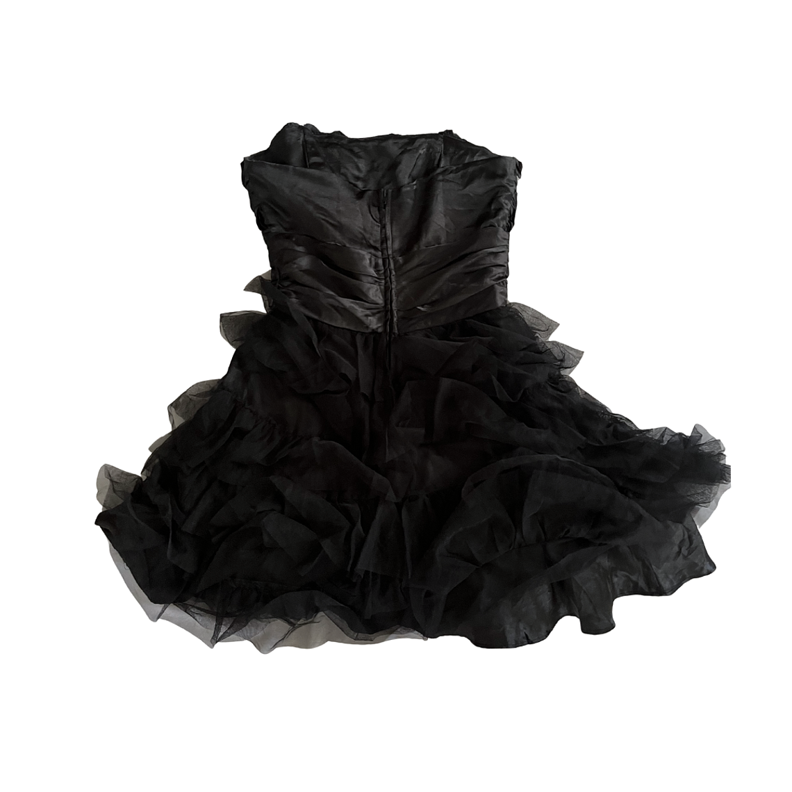 Vestido Negro Strapless Black Swan Fiesta 3