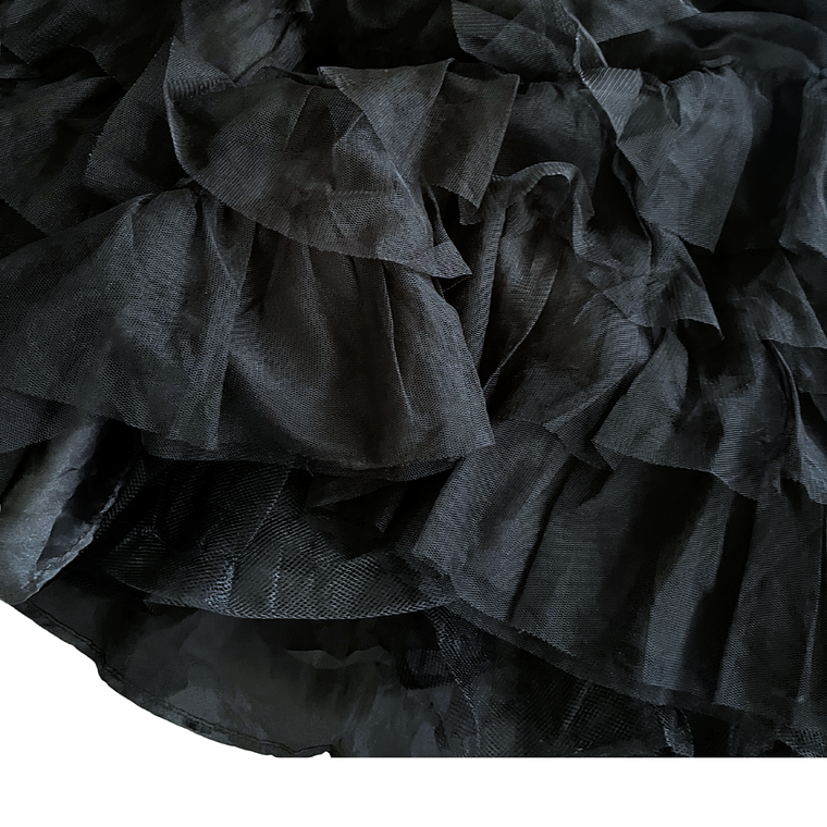 Vestido Negro Strapless Black Swan Fiesta 5