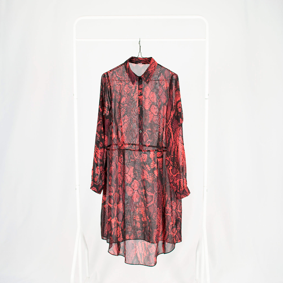 Vestido Burgundy Print 1