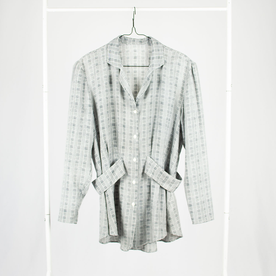 Blazer/Blusa Cuadrillé 70s 1