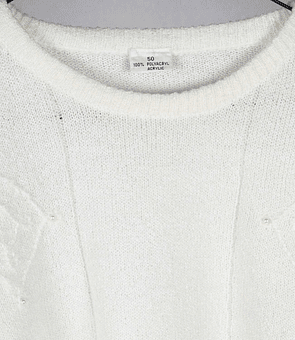 Sweater White 60s