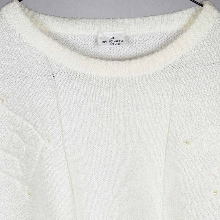 Sweater White 60s 1