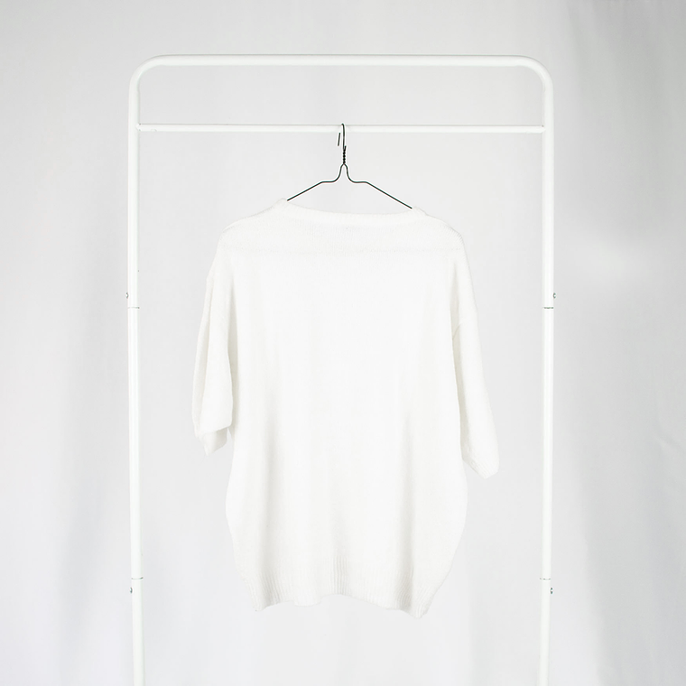 Sweater White 60s 4