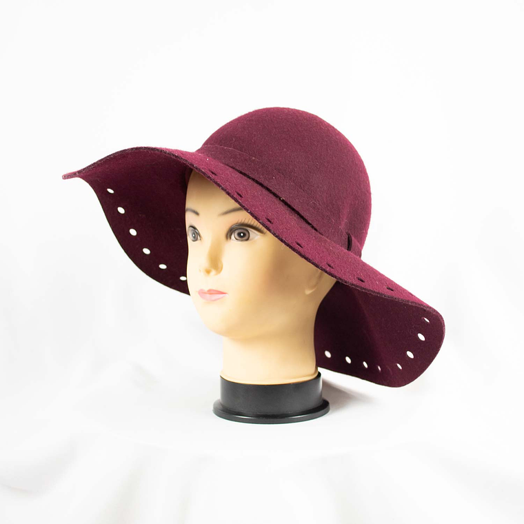 Fedora burdeo 4