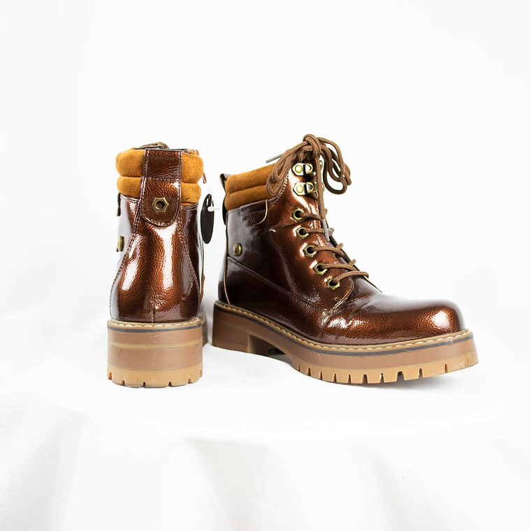 Botín Furry Caramel  6