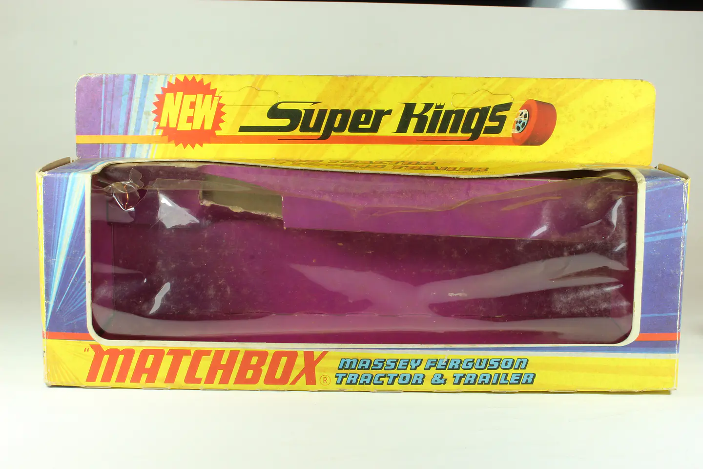 Matchbox Super Kings K-3 Massey Ferguson Tractor & Trailer England 2