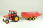 Matchbox Super Kings K-3 Massey Ferguson Tractor & Trailer England - Miniatura 3