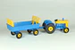 Matchbox Regular Wheels N° 39/40 Ford Tractor & Hay Trailer England - Miniatura 2