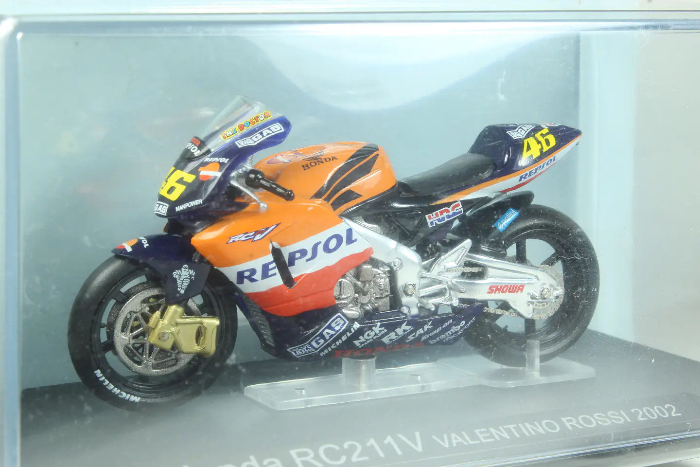 IXO Honda RC211V Valentino Rossi 2002 1/24 2