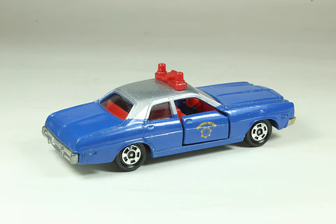 Tomica No. F8 Dodge Coronet Custom Police Car Japan