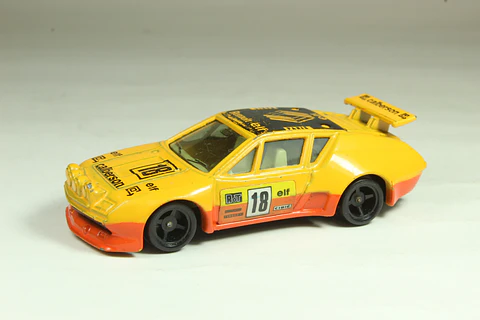Tomica No. F58 Alpine Renault A310 Rally Type Japan