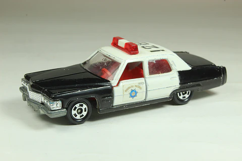 Tomica No. F51 Cadillac Police Car Japan