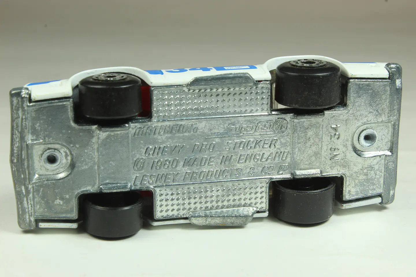 Matchbox Super Fast N° 34 Chevy Pro Stocker England — foto 3 de 3