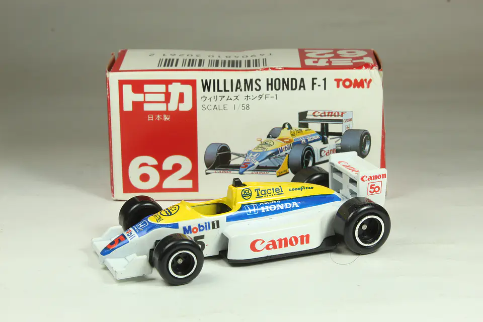 Tomica No. 62 Williams Honda F-1 Japan — foto 1 de 7