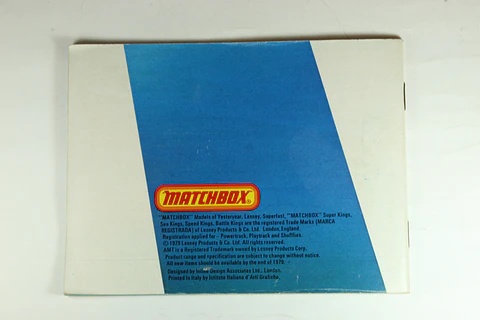 Matchbox Catalogo 1979/80