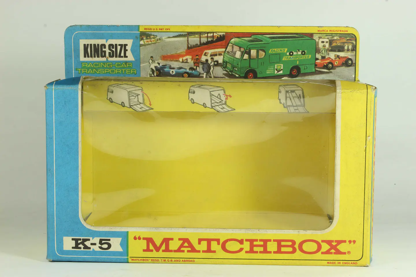 Matchbox King Size K-5 Racing Car Transporter England — foto 5 de 6