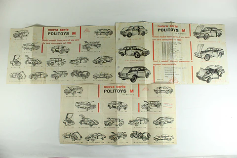 Catalogo tipo Poster Politoys 1966 Italy
