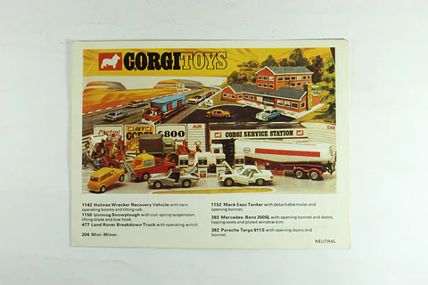 Catalogo tipo Acordeon Corgi Toys Gt. Britain (EN)
