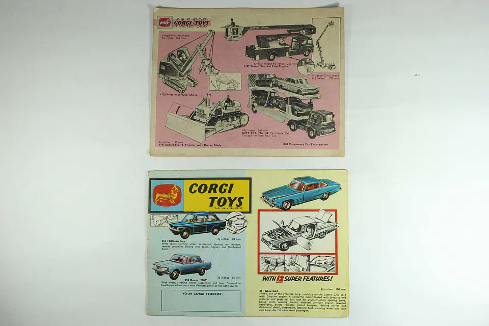 Catalogos tipo Acordeon Corgi Toys Gt. Britain (EN) — foto 1 de 2
