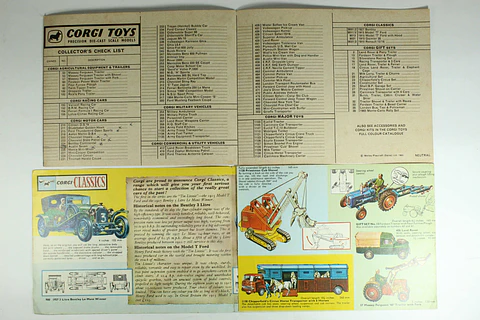 Catalogos tipo Acordeon Corgi Toys Gt. Britain (EN)