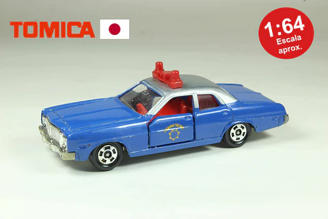 Tomica No. F8 Dodge Coronet Custom Police Car Japan