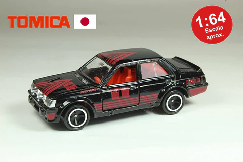 Tomica No. 38 Mitsubishi Lancer Turbo Japan (Negro)